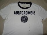 Camiseta Malha Abercrombie & Fitch - Branca - Tamanho S