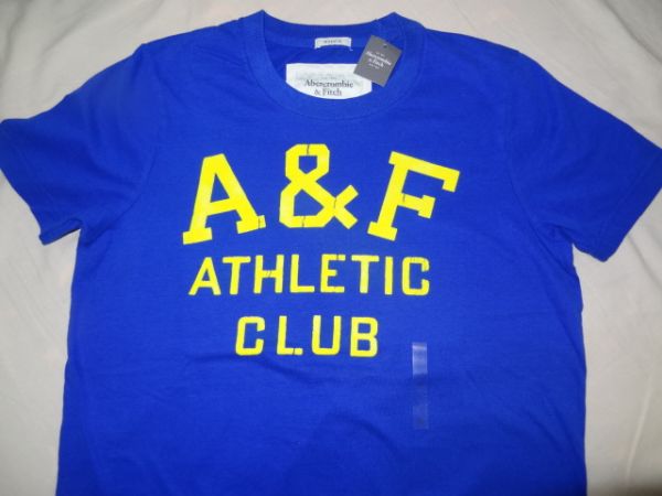 Camiseta Malha Abercrombie & Fitch - Azul - Tamanho S