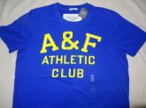 Camiseta Malha Abercrombie & Fitch - Azul - Tamanho S
